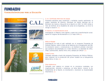 Tablet Screenshot of fundacionamericana.org.ar
